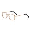 JYL TS Men's Retro Square - Metal-Temple Sun-Protective Shades KSL-98347