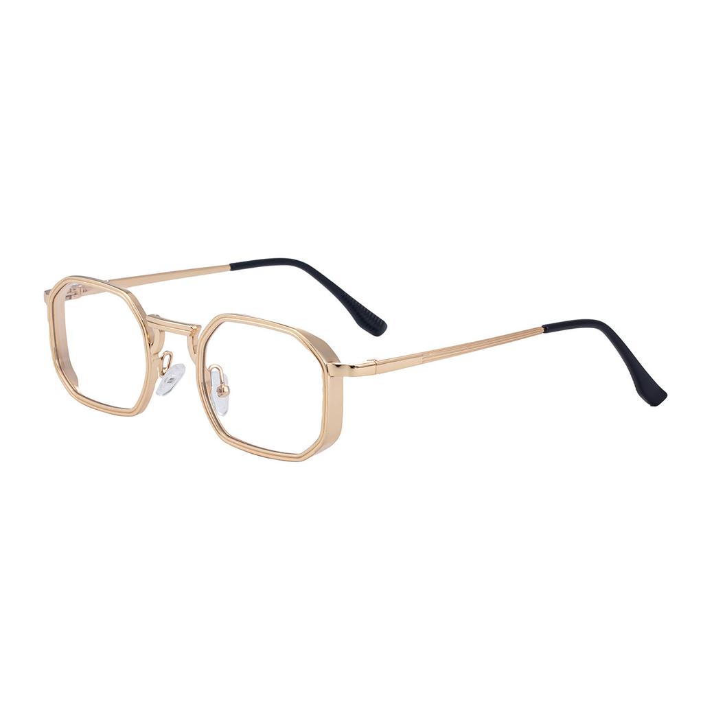 JYL TS Men's Retro Square - Metal-Temple Sun-Protective Shades KSL-98347