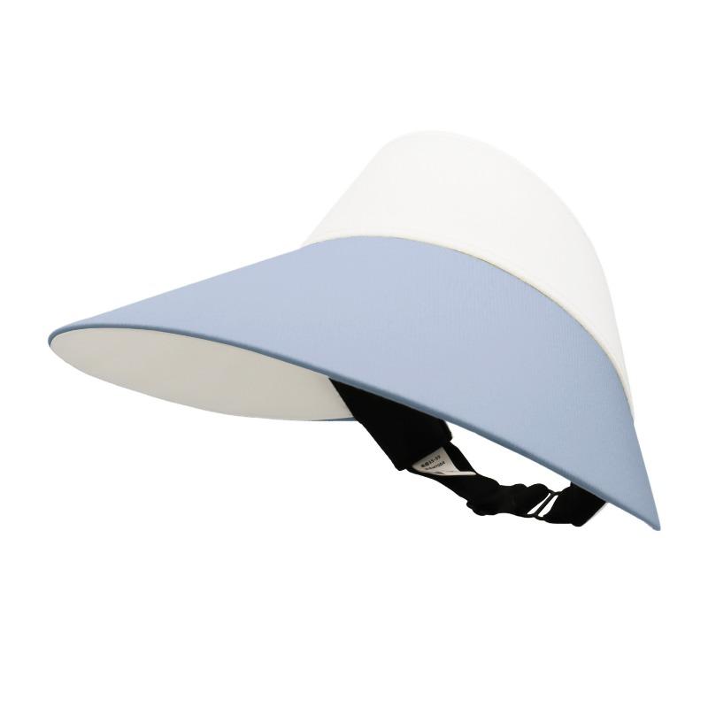 Sunscreen hat Women's UV protection Sun hat Outdoor hiking Empty top sun hat Face cover No top hat Cycling seaside