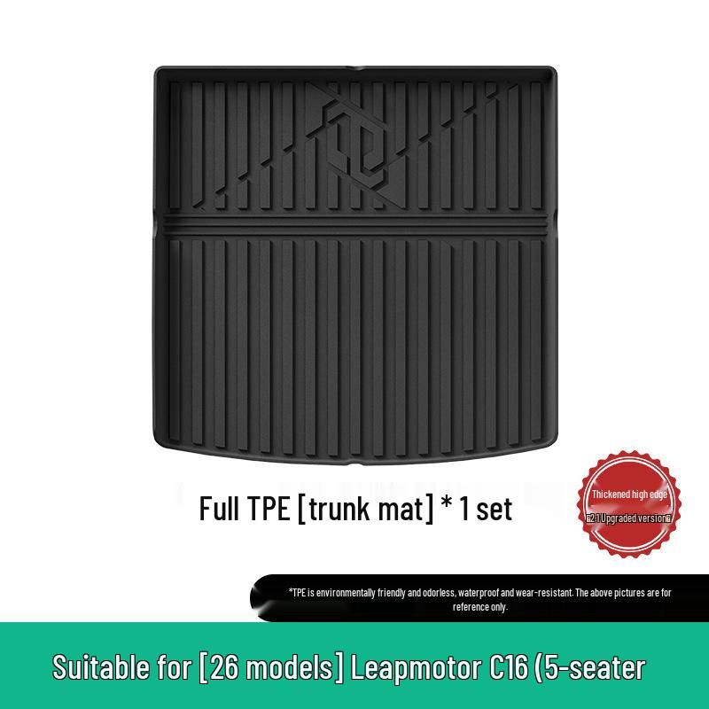 Dedicated TPE Floor and Trunk Mats for 2024-2026 Leapmotor C16, Wear-Resistant and Vehicle-Specific.