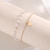 Vintage Double-Layer Heart Pearl Bracelet - Chic & Unique Retro Pearl Jewelry