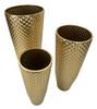 Vase Holder Glotty Set3 Pcs Cm Ø 48X110-40X93-33X77