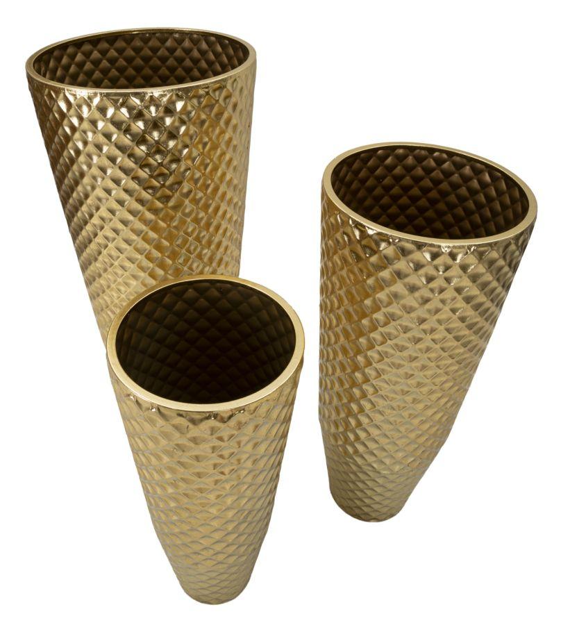 Vase Holder Glotty Set3 Pcs Cm Ø 48X110-40X93-33X77