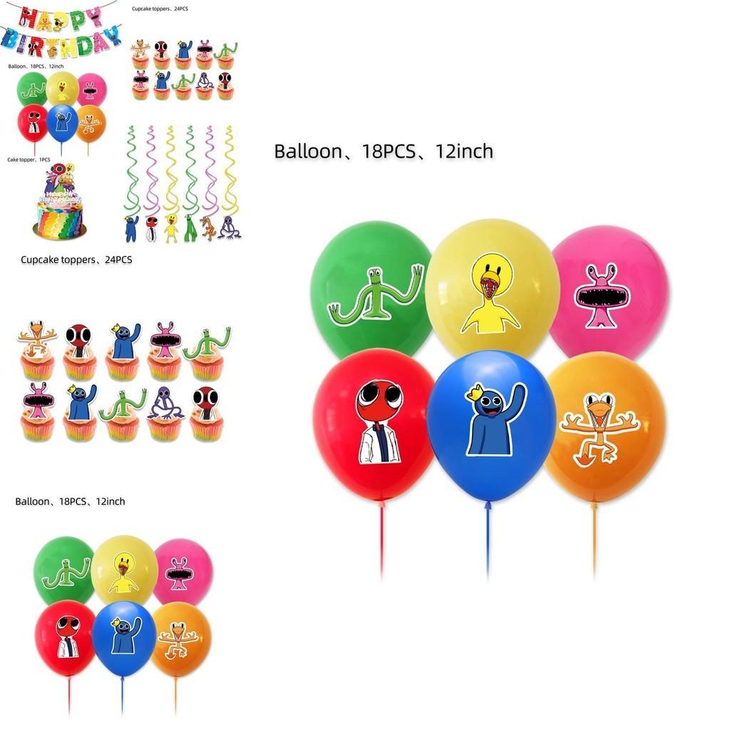 Vibrant Roblox Rainbow Friends Birthday Party Decorations Supplies Kit For Kids