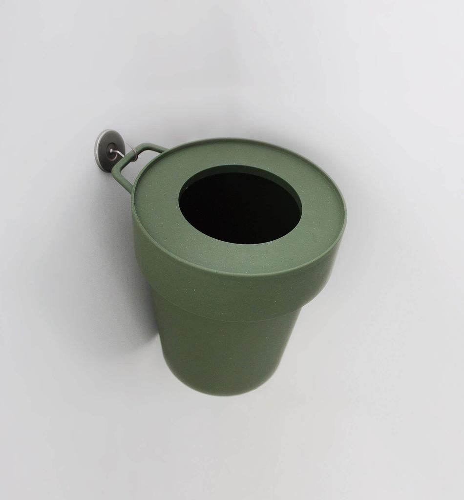 Trash can that hides bags Baked Yellow L size 10L TAPTRASH 240020 way-be