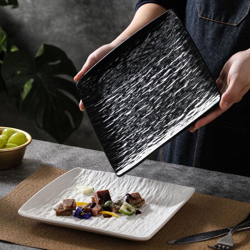 Zhishi European Stone Pattern Ceramic Plate