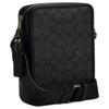 Coach Sullivan 16 Classic Print Coated Canvas Crossbody Bag Small Men bags Black CAT78-QBMI5