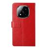 For Xiaomi Redmi Note 14 Pro 4G Case Y Shaped Lines Imprint Leather Phone Cover