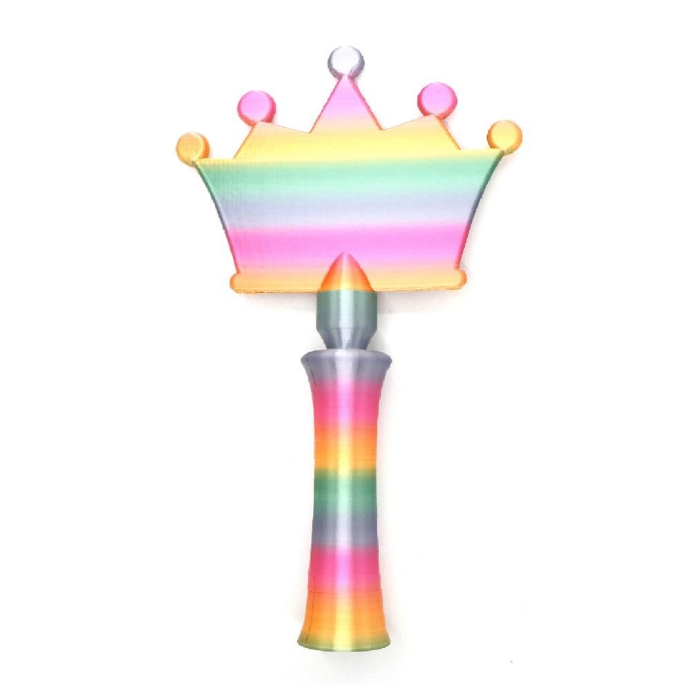 Design koruny 3D tisk Hůlka Klepněte pro platbu Kreativní teleskopický držák na kreditní karty Maloobchodní platby