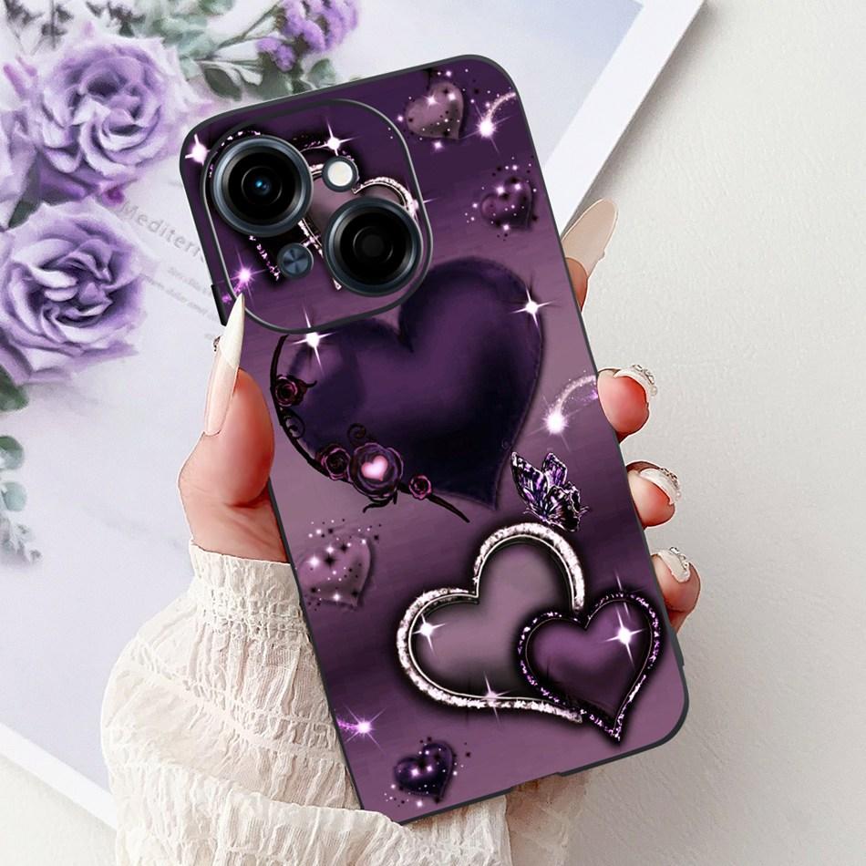 For Tecno Spark Go 1 Fashion Cool Pattern Phone Case For Tecno Spark Go 2025 Go1 Black Silicone Soft Cases