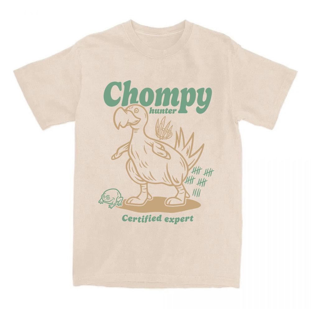 

OSRS Chompy Hunter Print Tees Game Old School RuneScape Design Graphic Merch Short Sleeve Cotton T-shirt Casual Shirt M пісочний