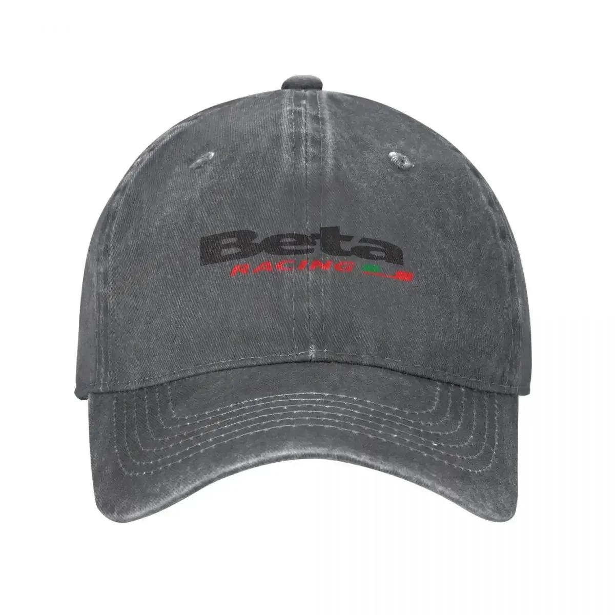 Vintage Beta Racing Baseball Cap Unisex Distressed Cotton Snapback Cap Moto Motorcycle Outdoor Summer Unstructured Soft Caps Hat One Size