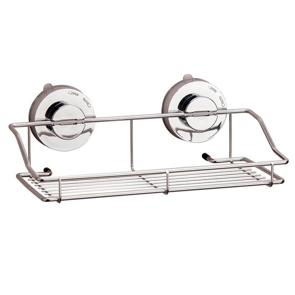 Space Saving Shower Storage Solution with Suction Cups for Easy Installation