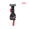 Motorcycle Bike Handlebar Camera Mount Aluminum Alloy Construction Full Rotation Capability Universal Without Tools Need