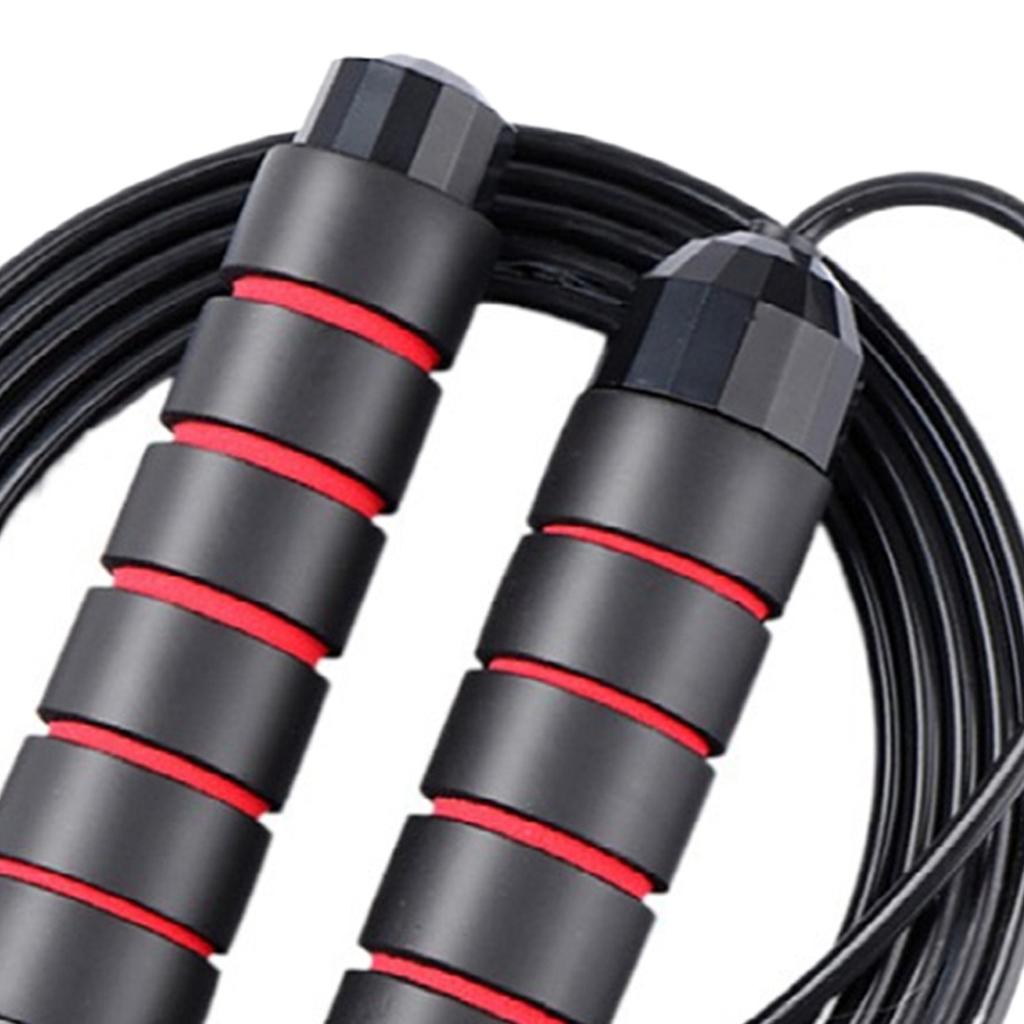 Adjustable Jump Rope Steel Wire Skipping Rope Fast Burning Workout Speed Training Jumping Rope for Students Adults