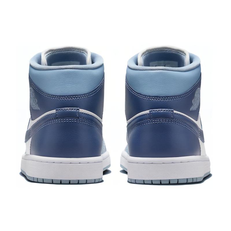 Air Jordan 1 Mid Sail Diffused Blue Women's Jordan BQ6472-140