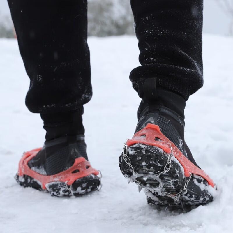 Shengrongqian Kids' 11-Tooth Stainless Steel Ice Cleats