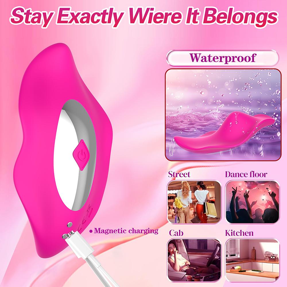 APP Bluetooth Control Wearable Vibrator For Women Clitoris Stimulator Vagina Massager Female Masturbator Panties Adult Sex Toys