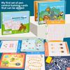 Wooden Control Pen Toy For Toddler Brain Development With Reusable Drawing Features