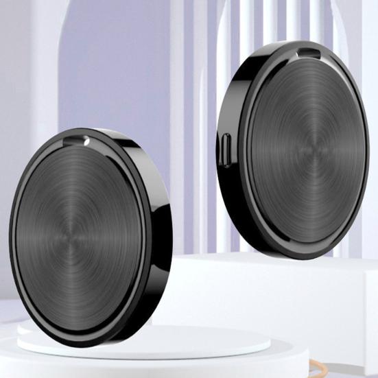 Round GPS Tracker for Android for iOS Portable Keys Wallet Luggage Pets Item Finder Locator Waterproof Bluetooth-compatible Anti-Lost Tracking Device