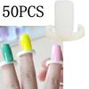 50 pcs False Nails DIY Nail Polish Color Display Card Ring for Nail Art