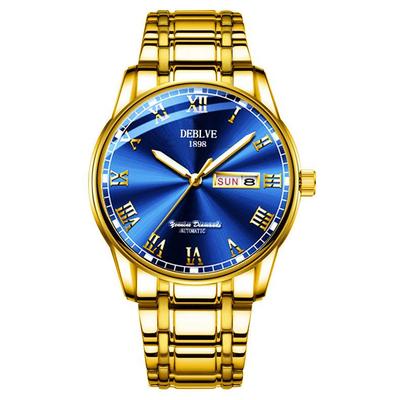 Swiss Men's Waterproof Quartz Watch: Elegant Automatic Movement, Slim Design