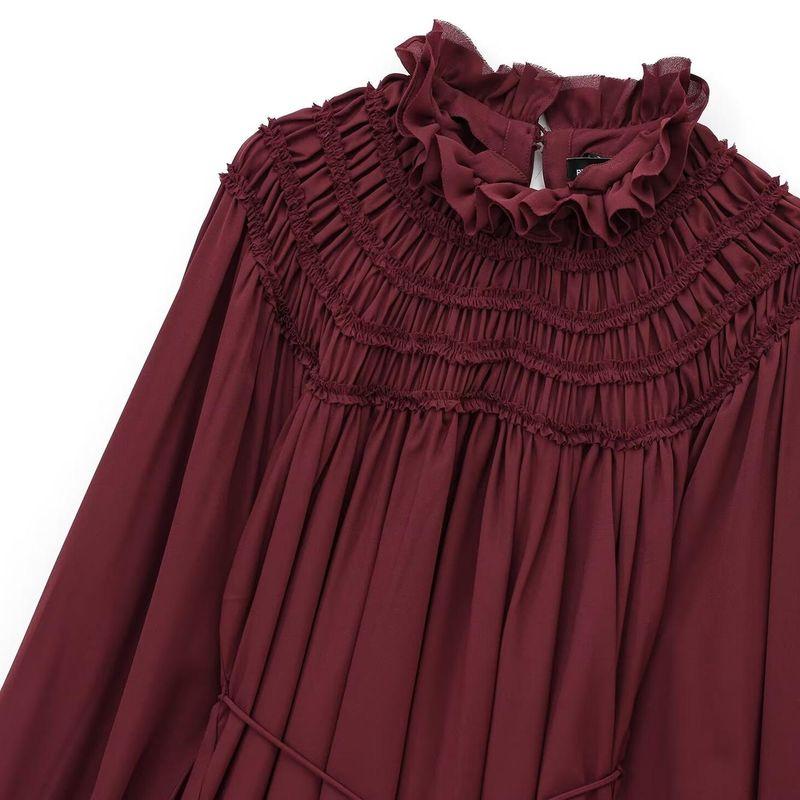 Kaslead New Arrival Women's Fashion Style Minimalist French Loose Waist A- Line Skirt 1273154