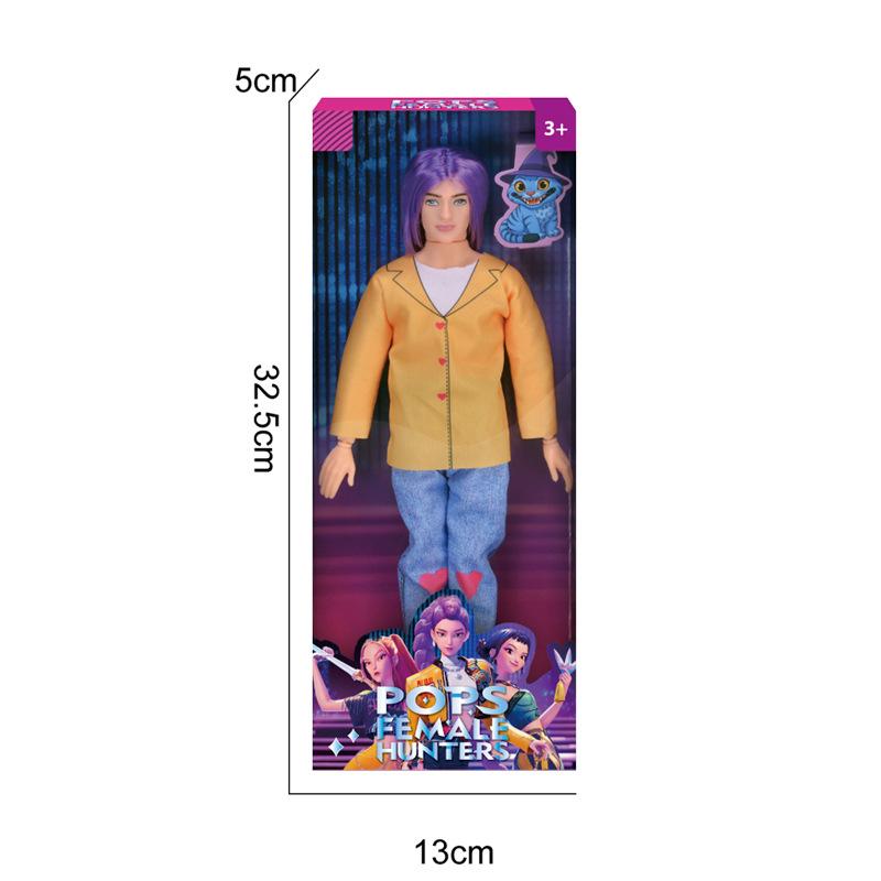 Cazadora de Demonios Muñeca Leyenda Banda de Chicos Demonio Juguete Figura de Vinilo 11.5 Pulgadas Grado de Coleccionista Regalo