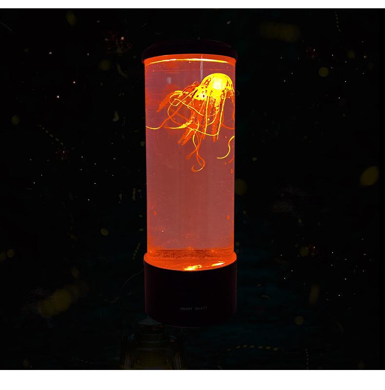 LED Bunte Quallen Nachtlicht - USB-Stecker, Schlafzimmer Atmosphärenlampe