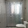 In-Stock 3D Eva Transparent Shower Curtain Liner - Waterproof & Thickened with Rings