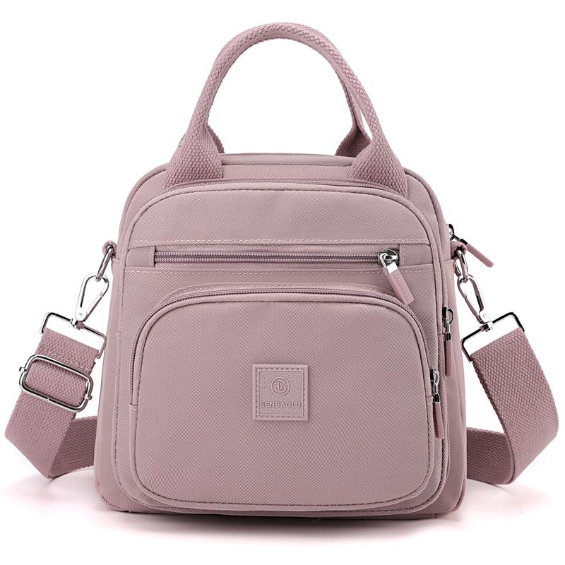 Fashion Multifunctional Female Bag Durable Fabric Women Shoulder Bag Pretty Style Girls Handbag Multi-pockets Back Pack Daypack