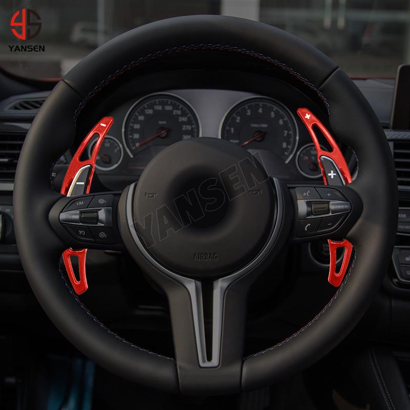 2pcs/lot ABS Car Steering Wheel Paddle Shifter For BMW M2 F87 M3 F80 M4 F82 M6 X5M X6M 2016 2017 Accessories