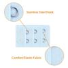 uxcell Bra Adjustable 3 2 Light 3 2 5 Pieces Extenders, Hooks, Rows, Hooks, Women's, Blue-2, Rows, Hooks,