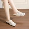 Lazy wind summer new muller slippers women's empty bag head lazy shoes women's 2025 breathable casual women's shoes soft sole