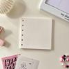 MINKYS A7 Square Fluffy Wings Photocards Collect Book Binder Notebook Cover Diary Agenda Planner Stationery