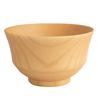Wakacho Wooden Size X Simple Natural Wood Bowl, M, Approx. 11.3 6.8cm, Design, Bowl, mlsw-2W
