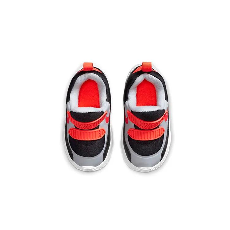 Nike Air Max Tiny 90 Toddler 'Radiant Red' (Unisex) Black / Radiant Red / Wolf Grey Toddler Shoes 881924 024