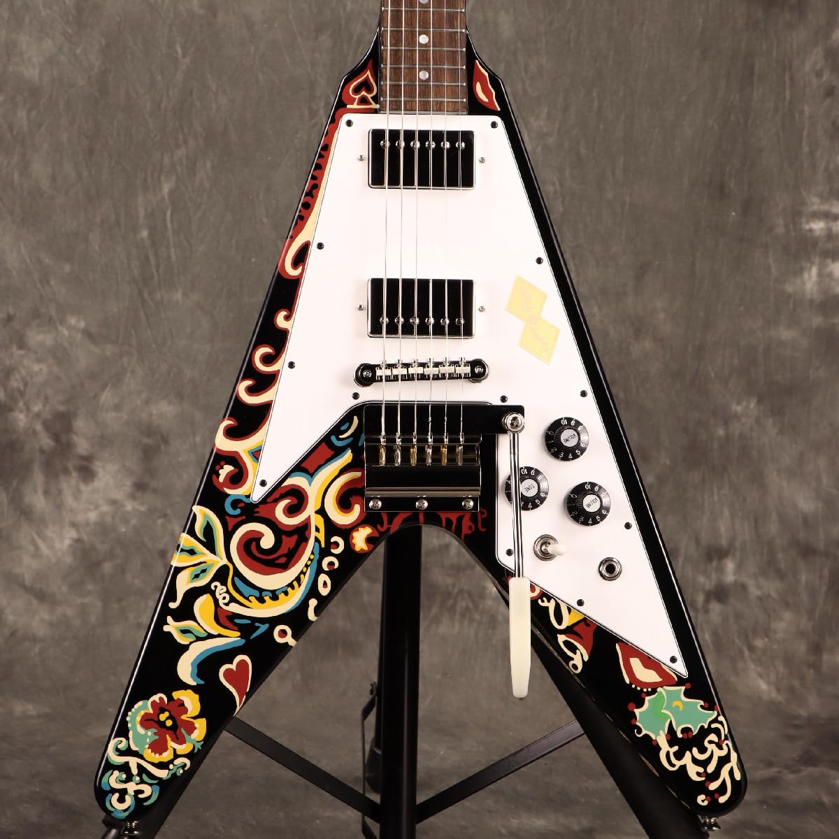 

by Gibson Custom Jimi Hendrix Flying V Ebony Epiphone/Inspired Love Drops [3.43kg][S/N 24111528896]