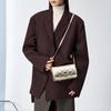Charles & Keith Quilted Small Square Bag Evening Party Annual Meeting PU Crossbody Shoulder Bag Small Women bags Burgundy Champagne CK2-20701600-A