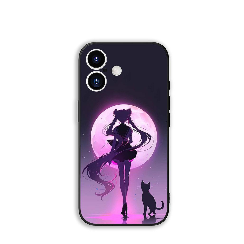 

Чехол для телефона Красивый S-Sailors Girl Moon для Samsung Galaxy S25 S24 S22 S23 FE Ultra Plus A56 A05 A06 A15 A16 A55 S7 Edge Galaxy A15