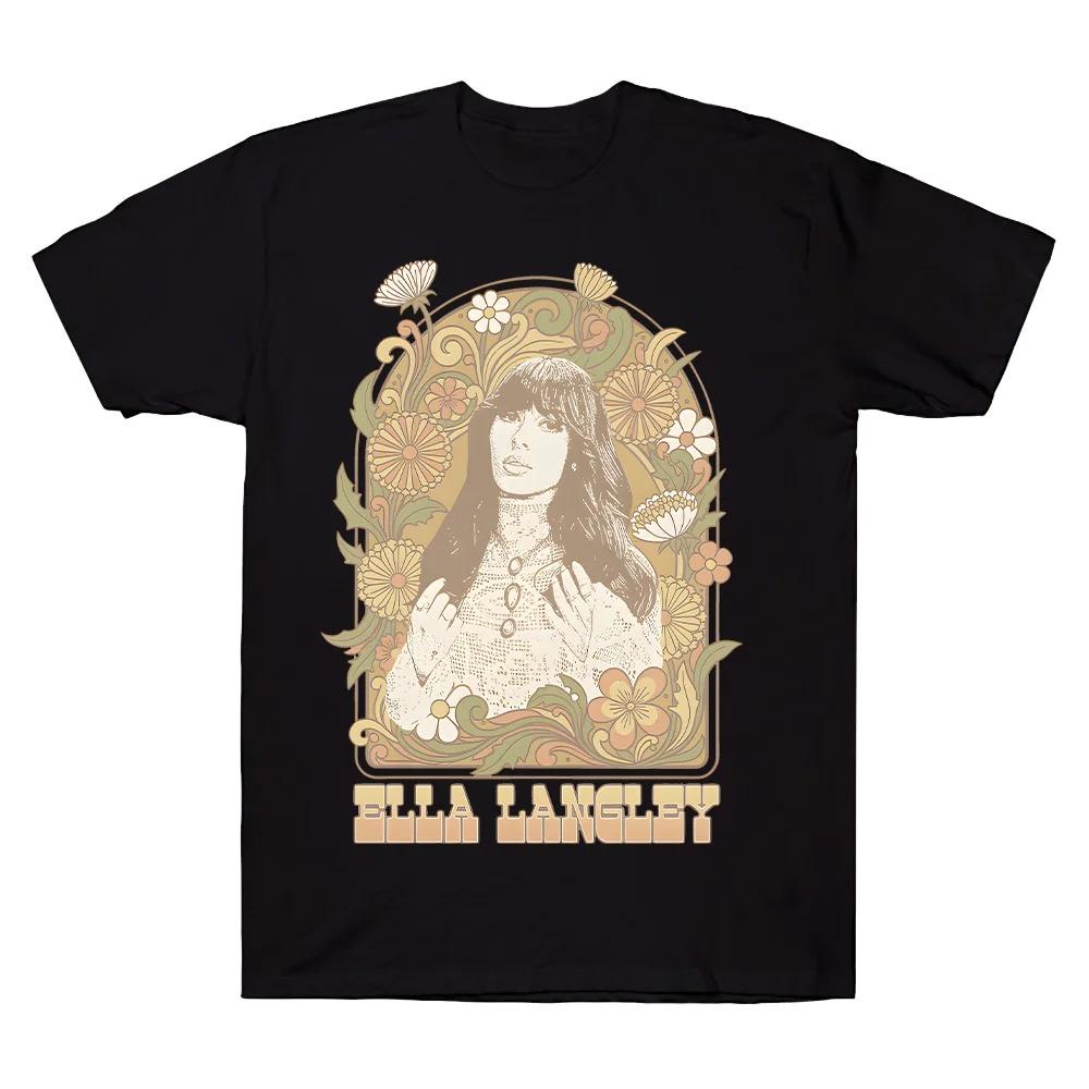 Fashion New Cotton Clothes Ivory Dandelion Tee Ella Langley Dandelion Album Tshirts Women Unisex Round Neck Long Sleeve Casual Tee S