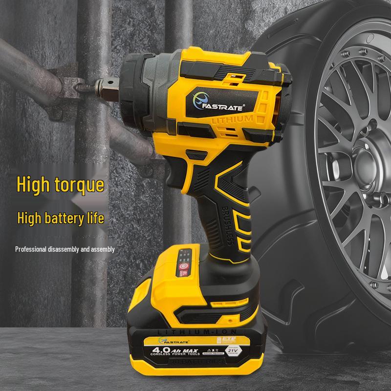 

Високомоментний безщітковий електричний ударний гайковерт-шуруповерт - Надміцний інструмент для авторемонту з набором головок Bare Machine