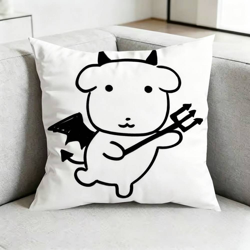 Cute Ganadi DDog Square DoubleSided printed Pillow Case Bedroom Bedside Pillow Sofa Cushion Cover Gift