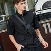 Oxford Men Chest Bag Casual Man Phone Bags Travel Phone Bags Male Shoulder Bag  Running