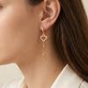 Gold Color Heart Butterfly Drop Earrings for Women Zircon Tassel Ball Hoop Party Wedding Gift Trendy Statement Earrings