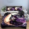 Elegant Witch Moonlight Reading Set Kid'S And Adults' Bedroom Decor, Exquisite Three-Piece Bedding Set Gift