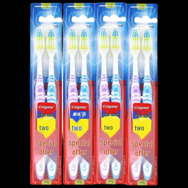 Colgate Ultra Clean Medium Bristle Toothbrush - 8 Pack