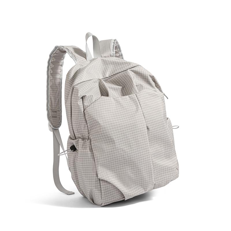 Nylon Commuter Backpack Lightweight Outdoor Large Capacity Check Student Backpack