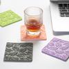 Cup Coaster Silicone Heat Resistant Coffee Mug Table Mat Reusable Household Pad Ribbed Tableware Placemat Protector