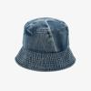 NEW ERA Embossed Denim Line Sailor Brim Bucket Hat Indigo 14561804
